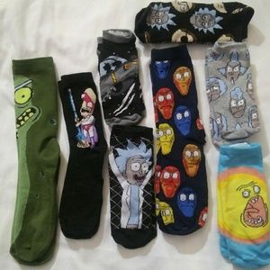 Rick and Morty socks